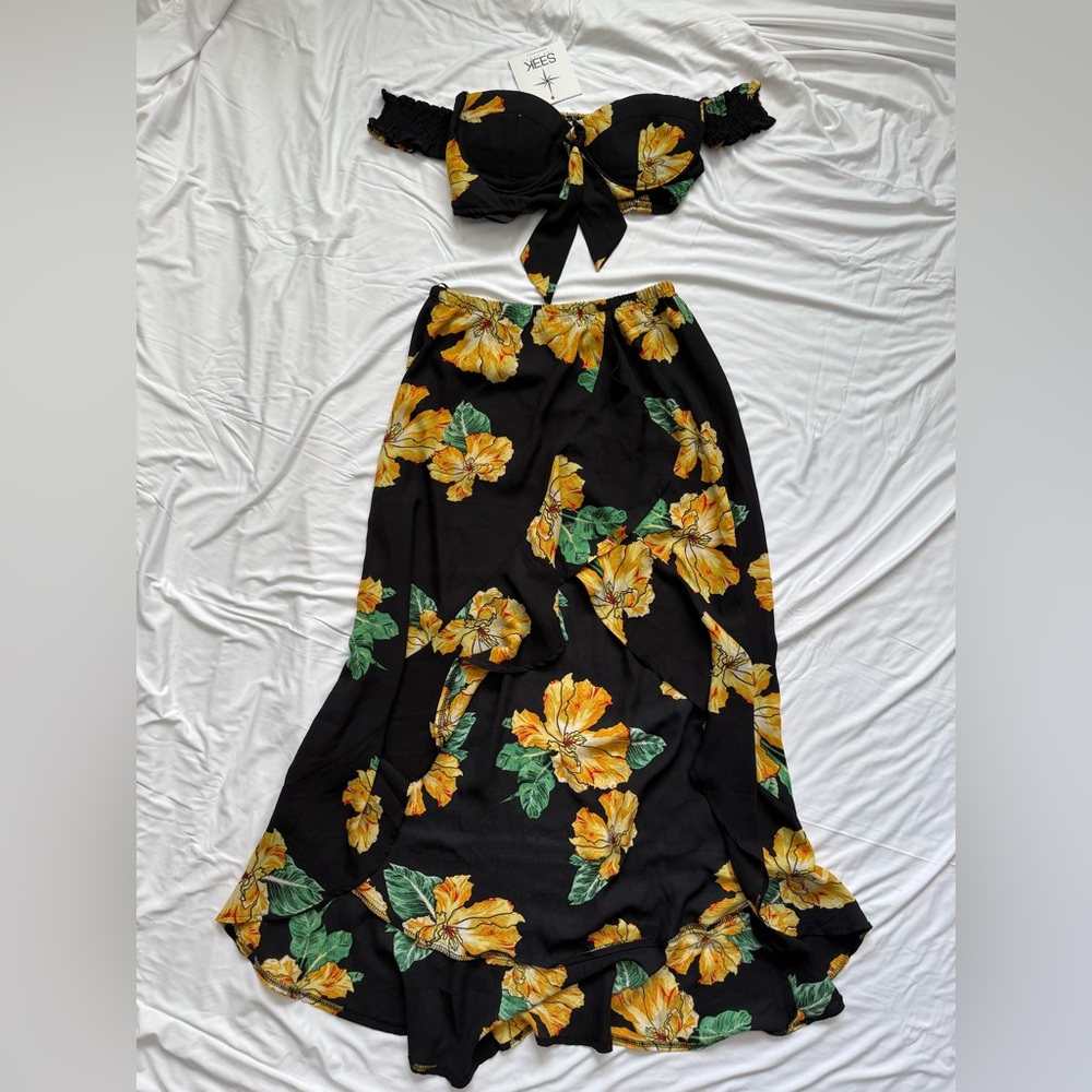 Floral two piece set